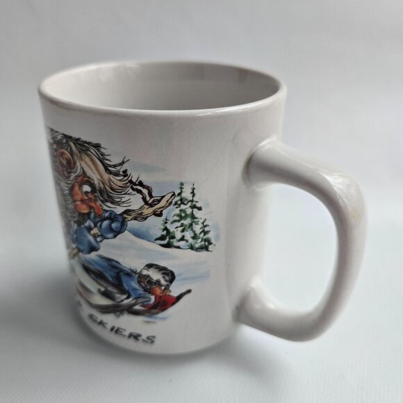 Vintage Norway For Skiers Ceramic Souvenir Coffee Mug - Picture 12 of 14